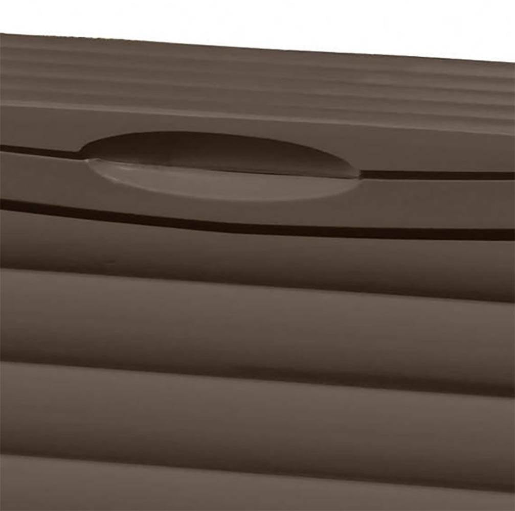 Suncast 63 Gallon Resin Outdoor Patio Deck Storage Box Mocha (Open Box)