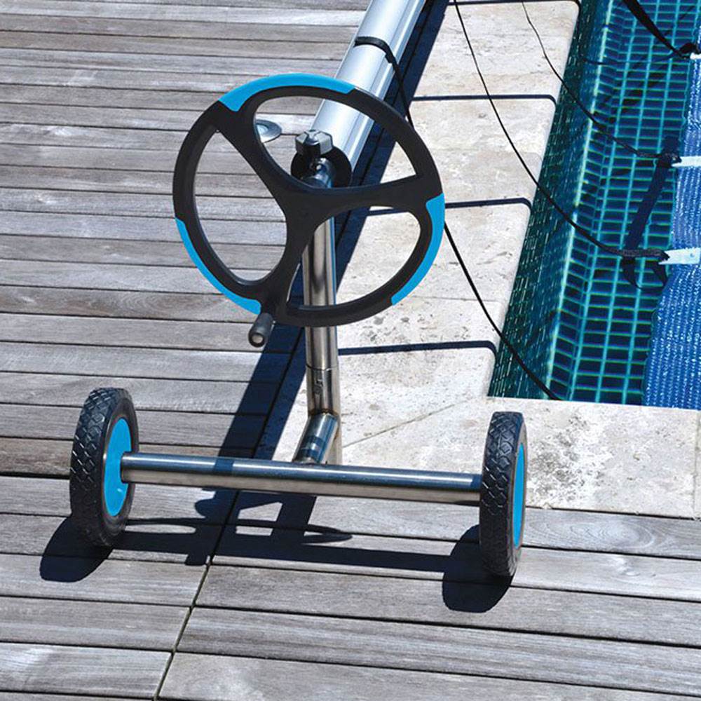 Kokido Thor 18.1 Ft Stainless Steel Wheeled Pool Cover Reel K949BX/80 (Open Box)