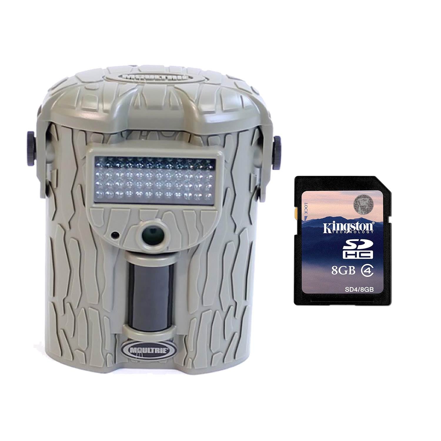 Moultrie i65 No Glow IR Trail Game Camera + 8GB SD Card (Certified Refurbished)