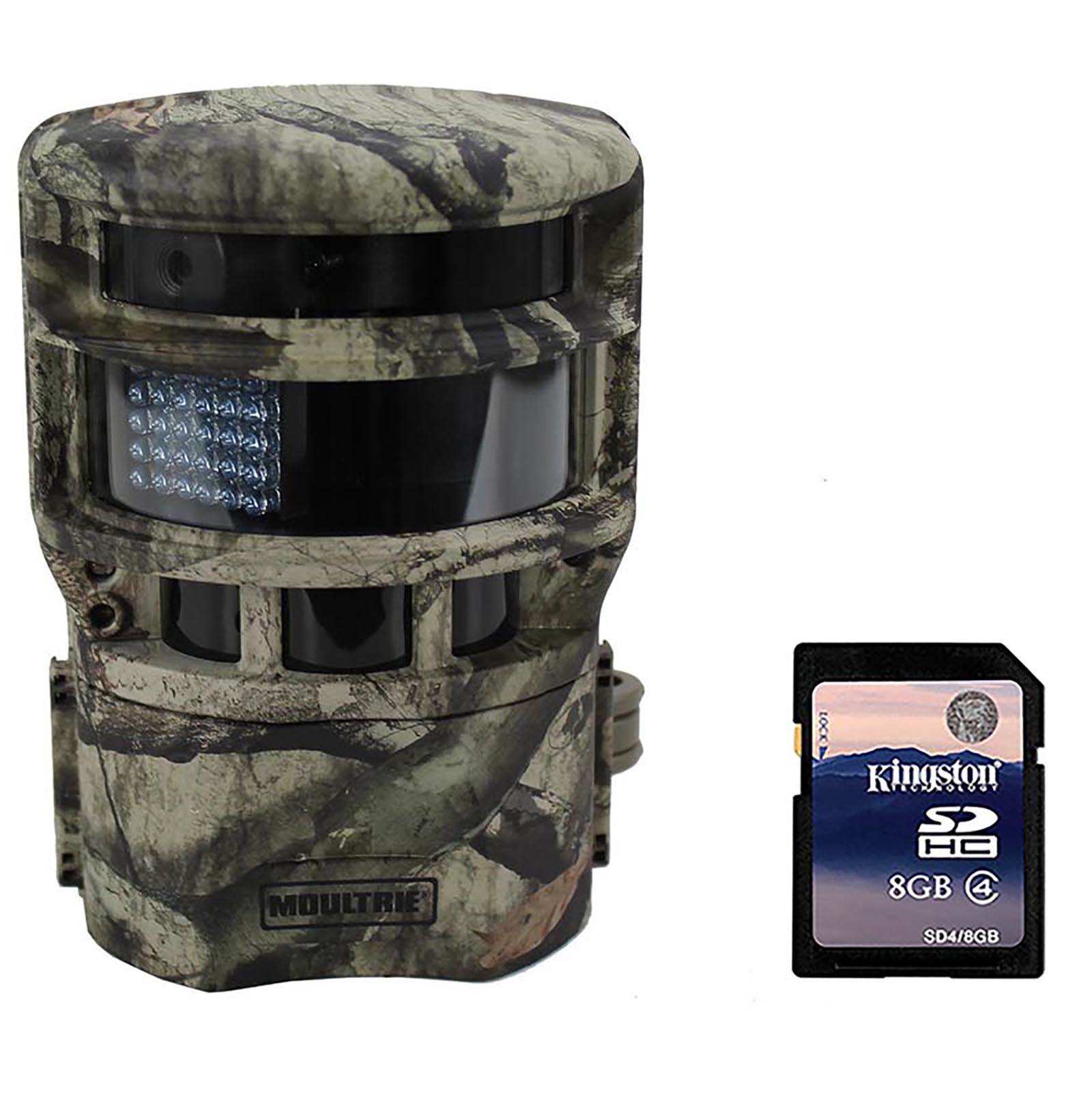 Moultrie P150 Low Glow 8MP Trail Game Camera + SD Card (Certified Refurbished)