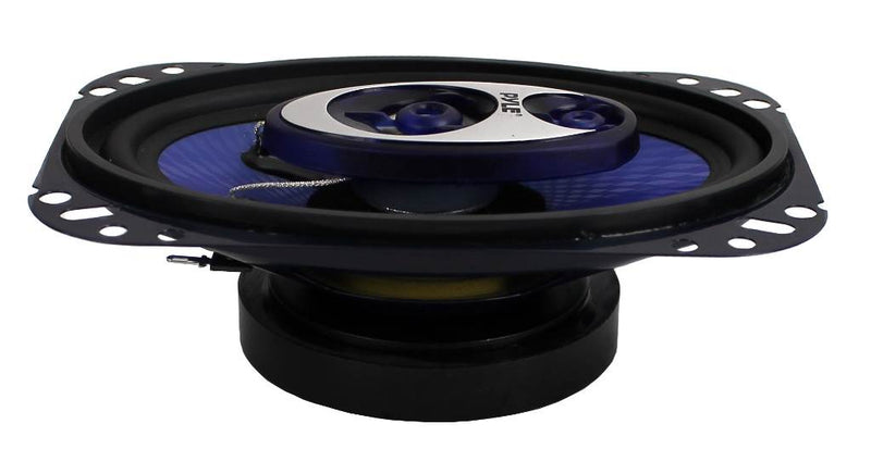 Pyle PL463BL 4x6" 240W 3 Way Car Coaxial Audio Speakers Stereo PAIR Blue