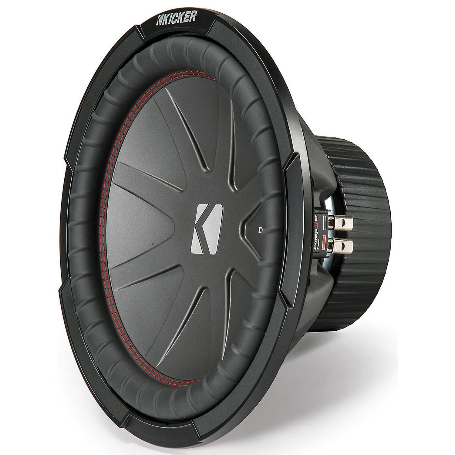 Kicker 43CWR122 CompR 12" 1000 Watt 2 Ohm Dual Voice Coils Car Audio Subwoofer