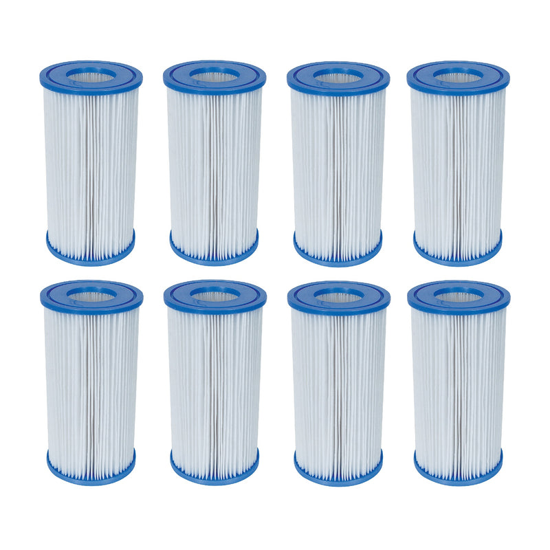 Coleman Type III A/C Swimming Pool Filter Pump Replacement Cartridge (8 Pack)