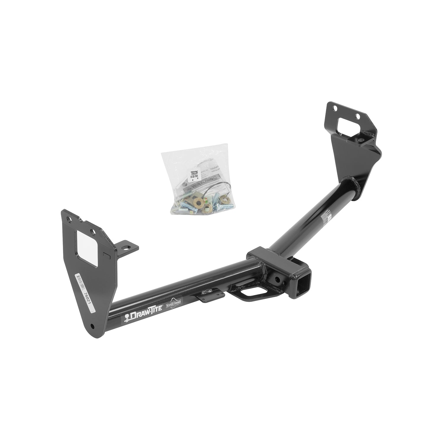 Draw-Tite 76021 Class III Round Tube Max Frame Hitch with 2 Inch Square Receiver