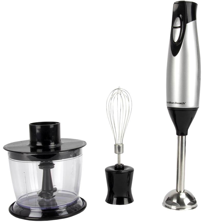 Hamilton Beach 59765 225W Handheld Kitchen Hand Blender w/Attachments, 2-Pack