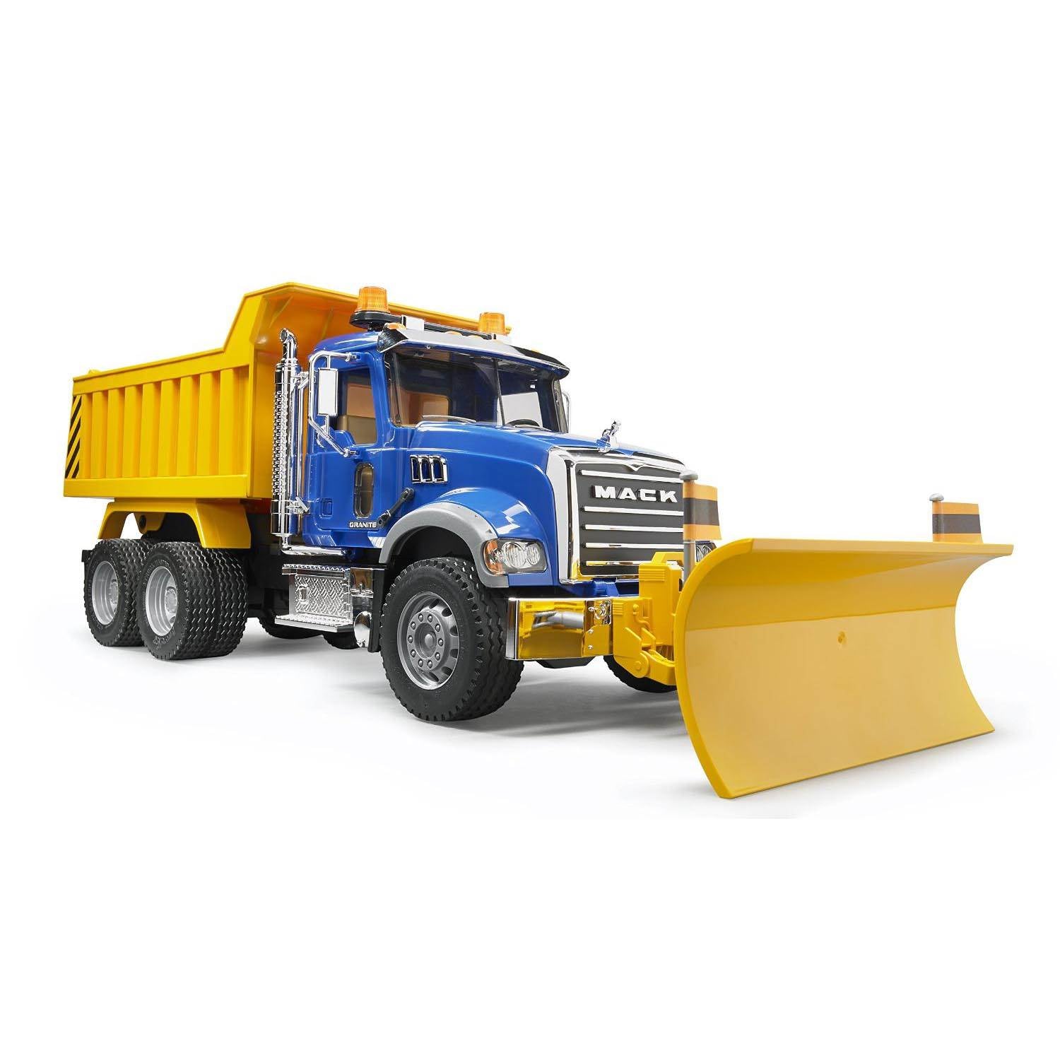 Bruder Toys Mack Granite 1:16 Play Snow Plow Dump Truck (Open Box)