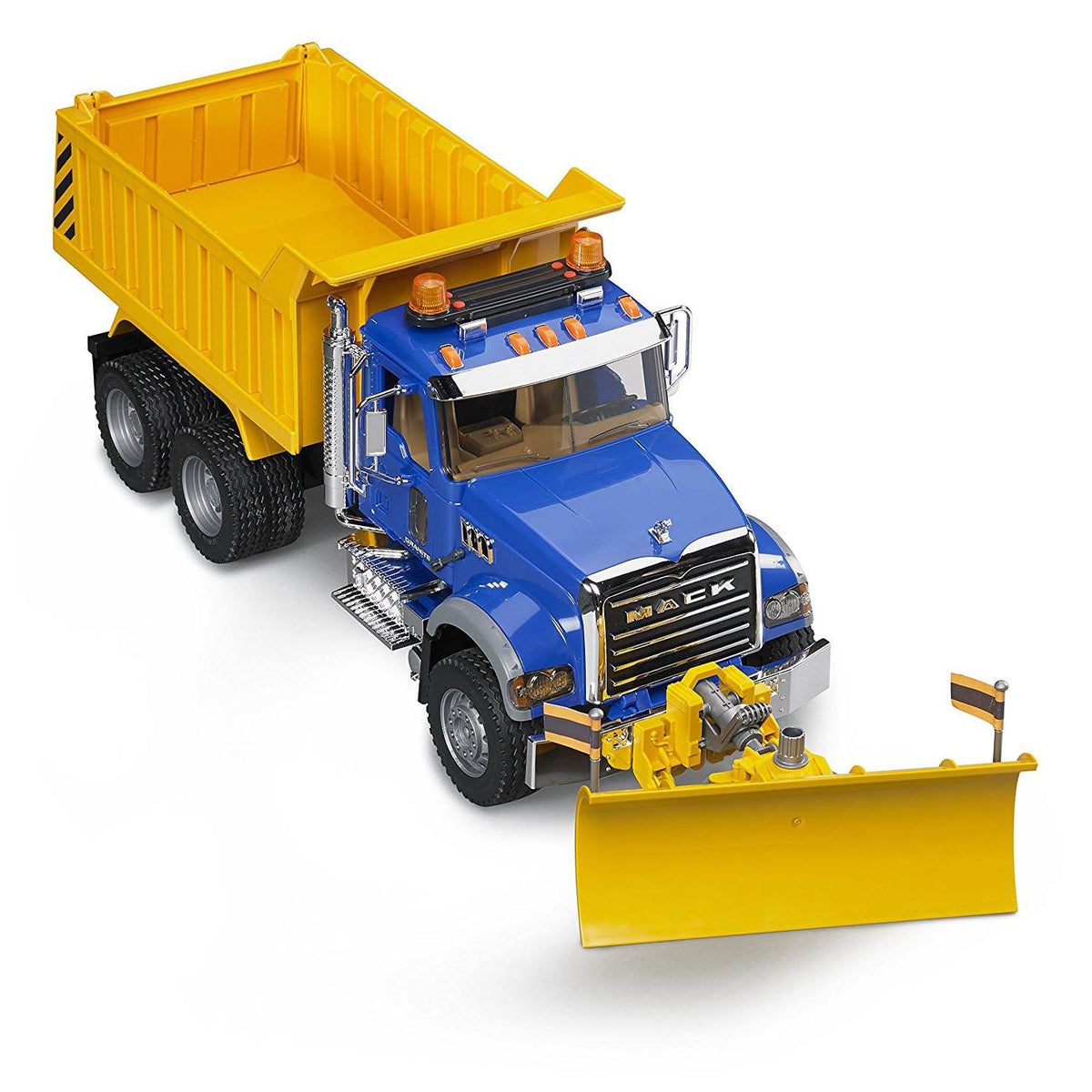 Bruder Toys Mack Granite 1:16 Play Snow Plow Dump Truck (Open Box)