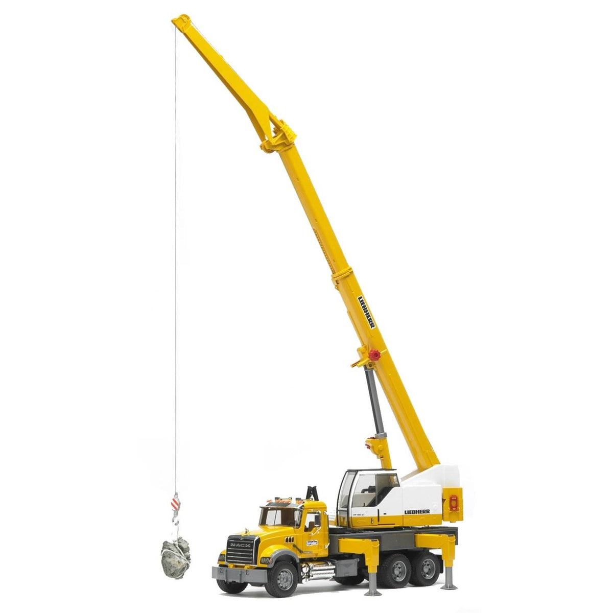 Bruder Toys Mack Granite Scale 1:16 Functional Toy Crane Truck (Damaged)