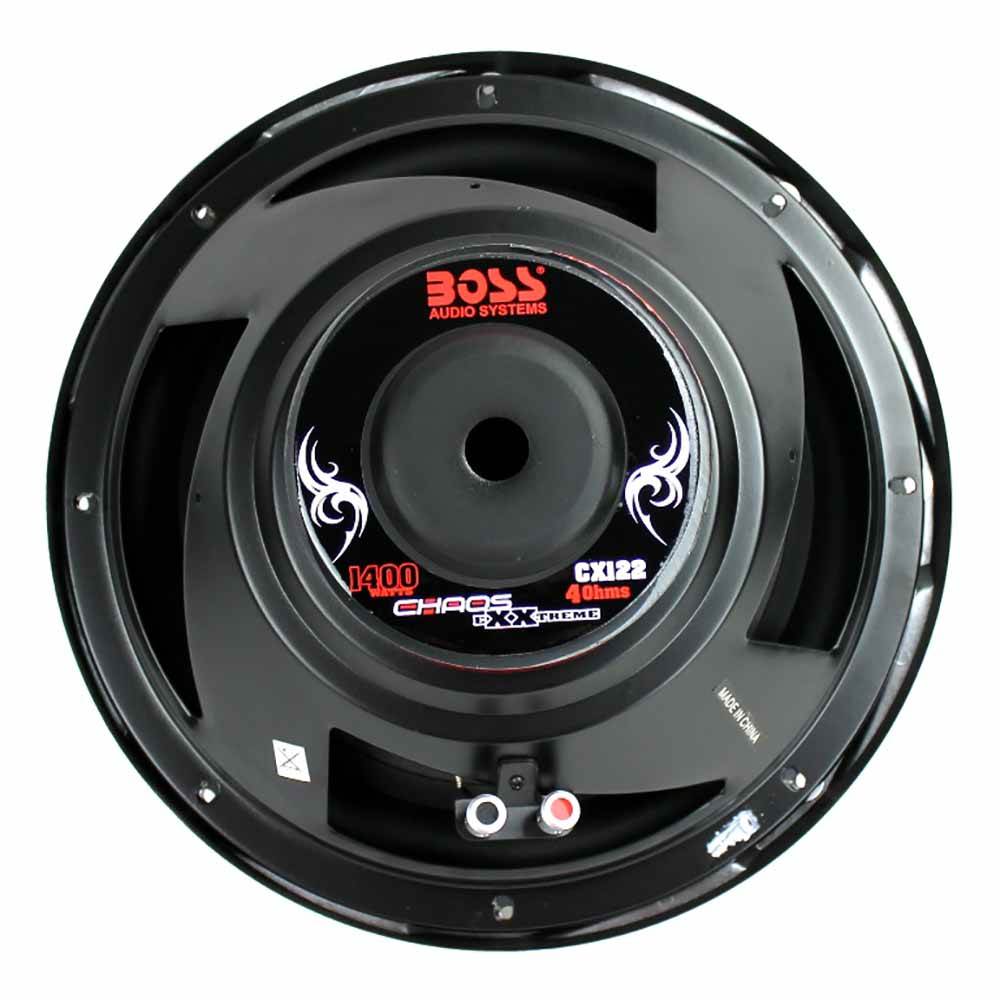 Boss Audio Chaos 12" 1400W Subwoofer, Shallow Enclosure, Amplifier & Wire Kit - VMInnovations