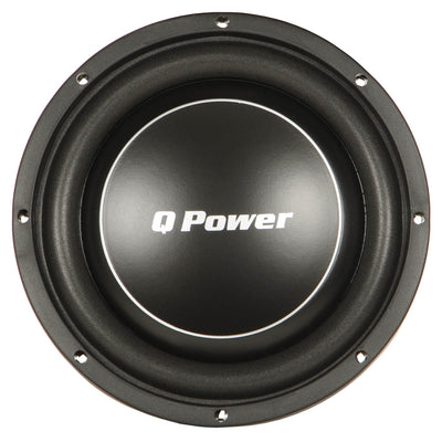 Q Power 1000W Car Subwoofer + Q Power Truck Enclosure + Boss 1100W A/B Amplifier