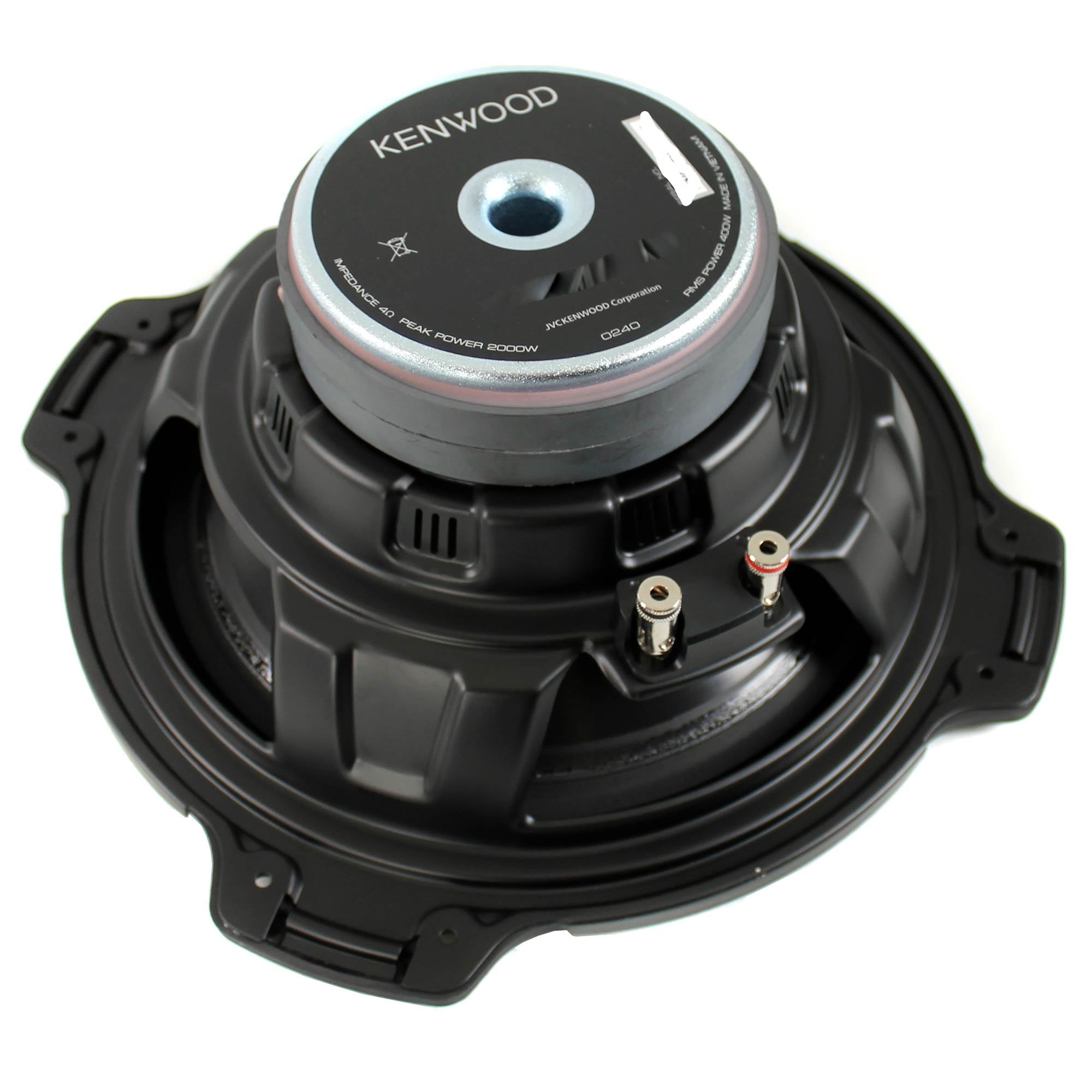 Kenwood 10" 1300W Subwoofer + Boss 1100W A/B Amplifier + Q Power Truck Enclosure