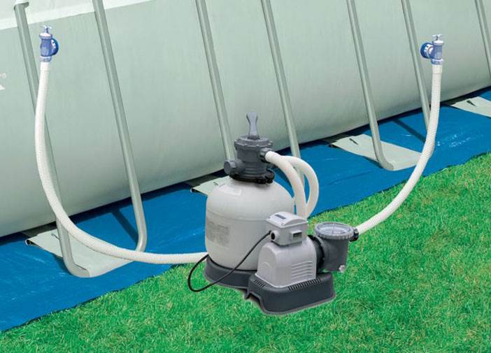 Intex Krystal Clear 3,000 GPH Above Ground Pool Sand Filter Pump | 28651EG