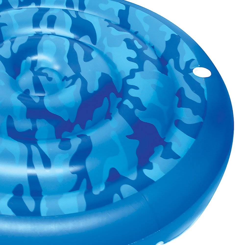 Swimline Giant Inflatable Sumo Island 3 Person Swimming Pool Float Raft | Used