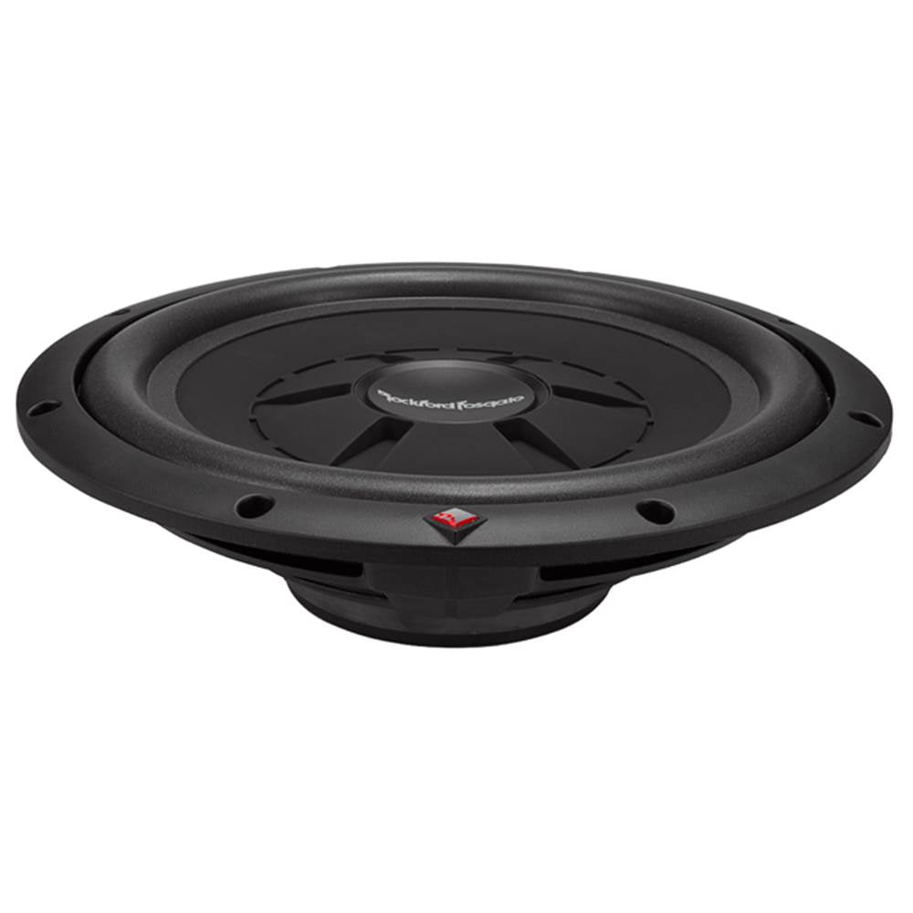 Rockford Fosgate 12" 500W Subwoofer + Shallow Enclosure + Amplifier & Wire Kit