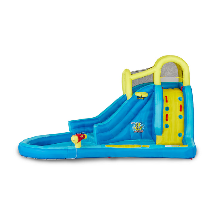 Banzai Inflatable Big Blast Splash Slide Lagoon Pool Outdoor Water Park (2 Pack)