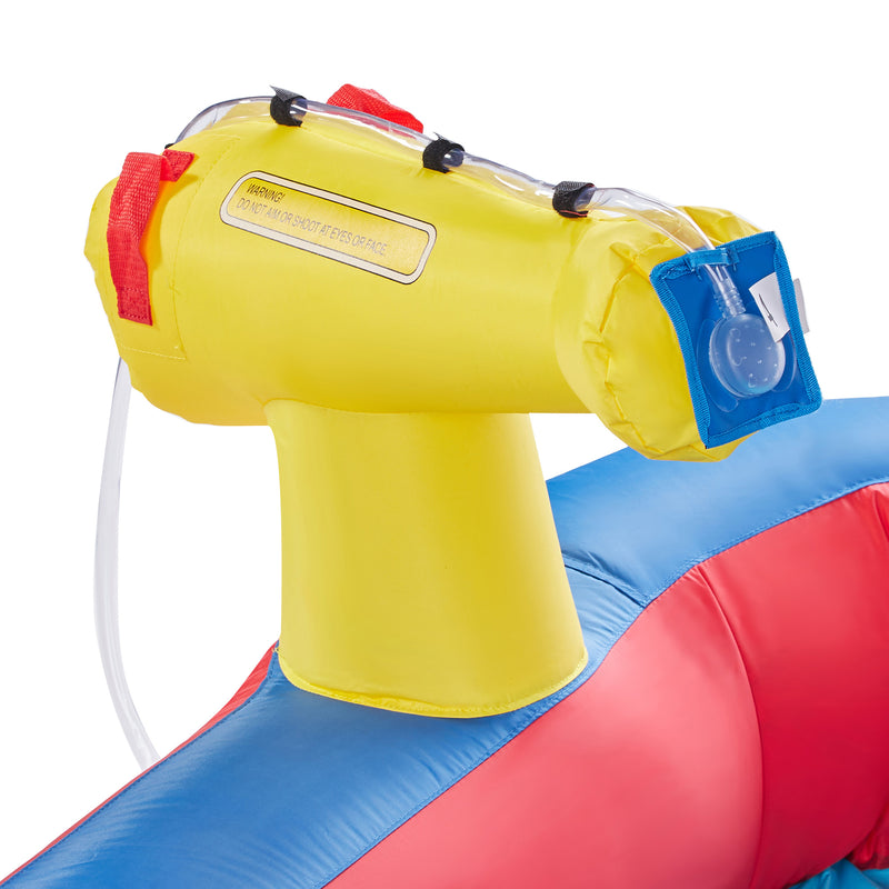 Banzai Hydro Blast Inflatable Play Water Park with Slides and Water Cannons