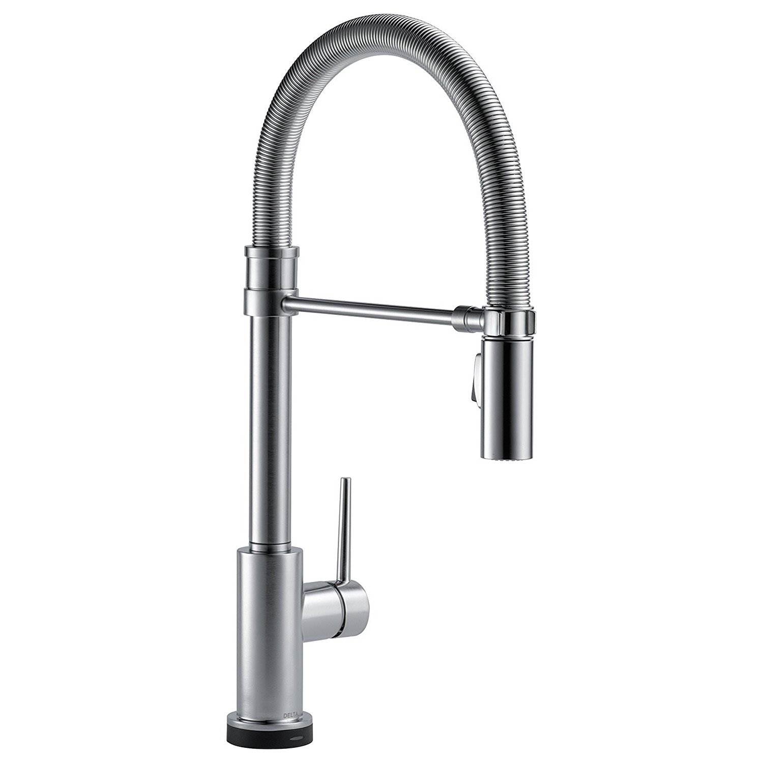Delta Trinsic Pro Spring Spout Kitchen Faucet, Arctic Stainless (Open Box)