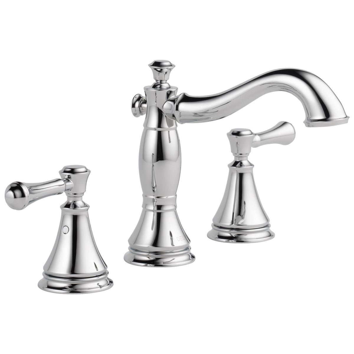 Delta Faucet Cassidy 2 Handle Widespread Lavatory with PopUp, Chrome (Open Box)