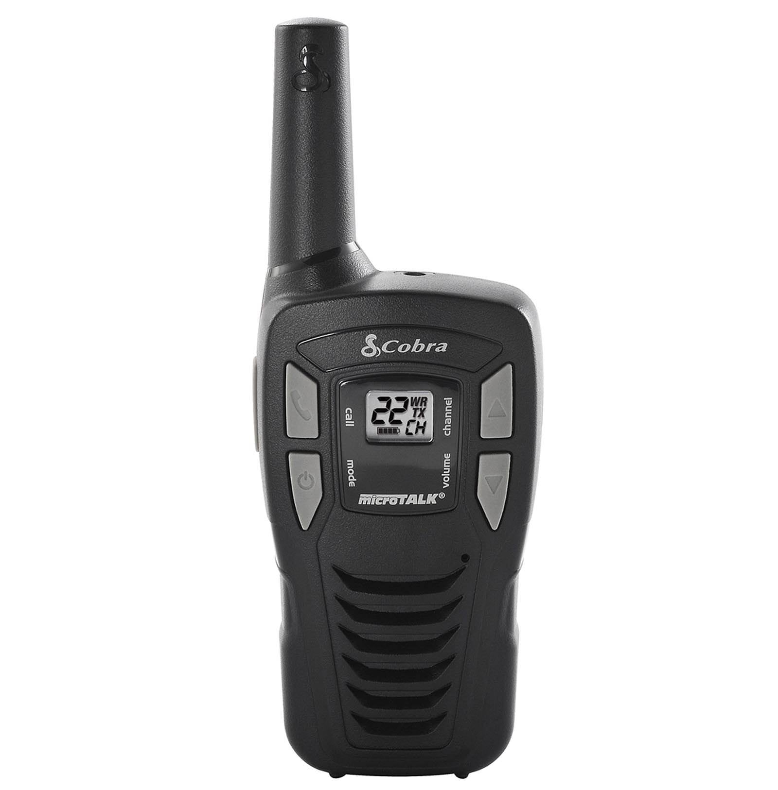 Cobra CXT145 MicroTalk 16 Mile Range 22 Channel 2 Way Radios, Pair (For Parts)