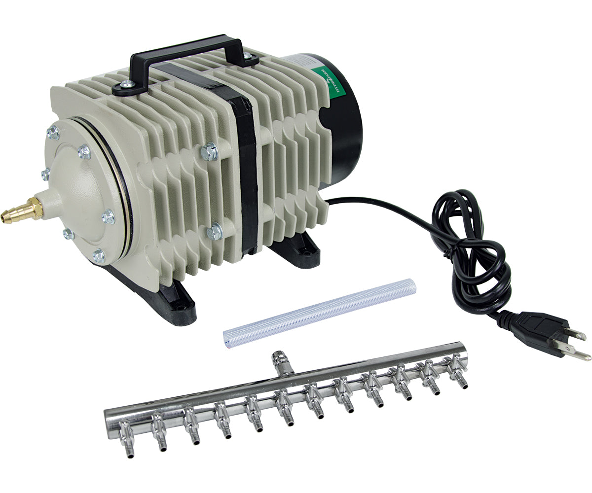 Active Aqua Hydrofarm 112 Watt Commercial Air Pump with 12 Outlets (For Parts)