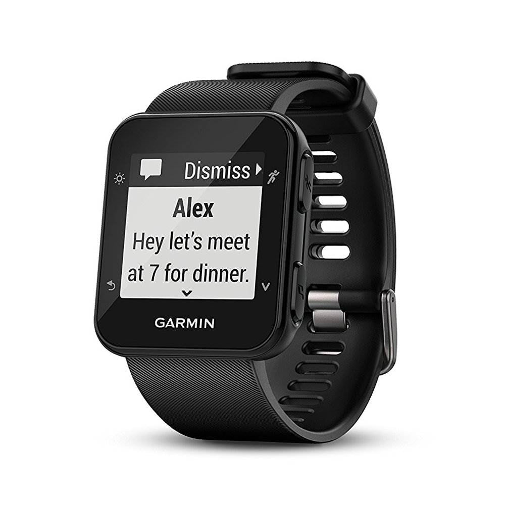 Garmin Forerunner 35 GPS Heart Rate Running Training Fitness Tracker Watch,Black