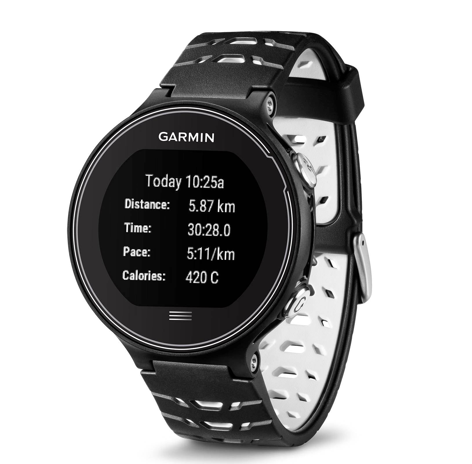 Garmin Forerunner 630 Touchscreen Sport Band GPS Watch, Black & White (Open Box)