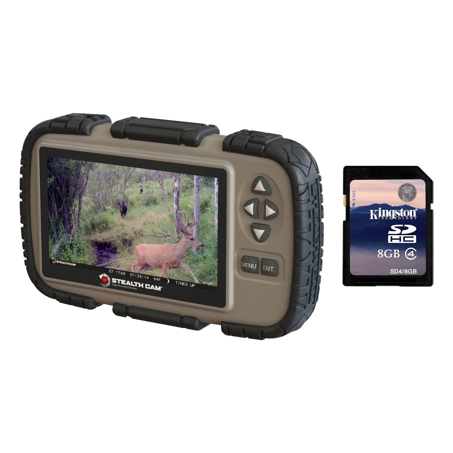 Stealth Cam CRV43 4.3" Photo Viewer & Reader + SD Card (Certified Refurbished)