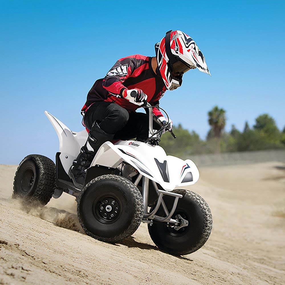 Razor 500 Electric Dirt 4-Wheeler ATV and MX650 Electric Dirt Motorcycle (Used)