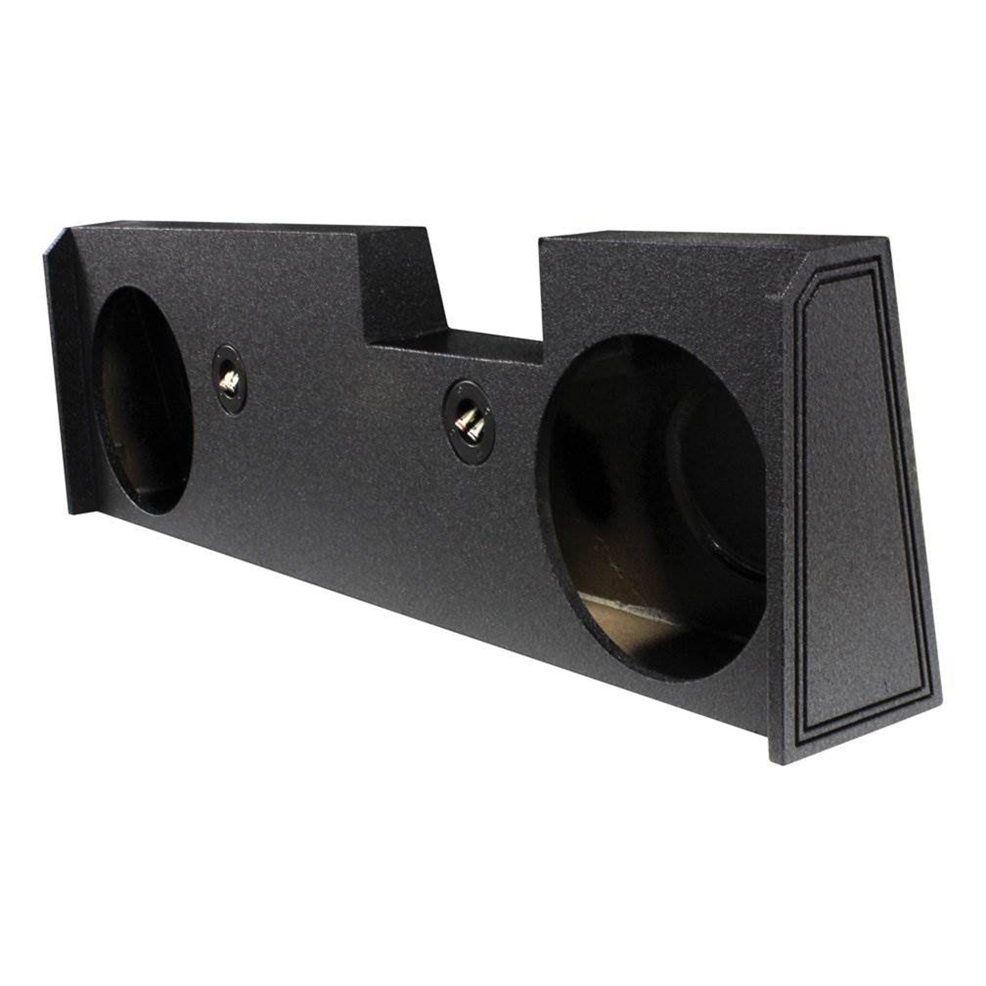 QPower Dual 12" Sealed Subwoofer Enclosure Box, Ford F-150 SuperCrew 2004-2008