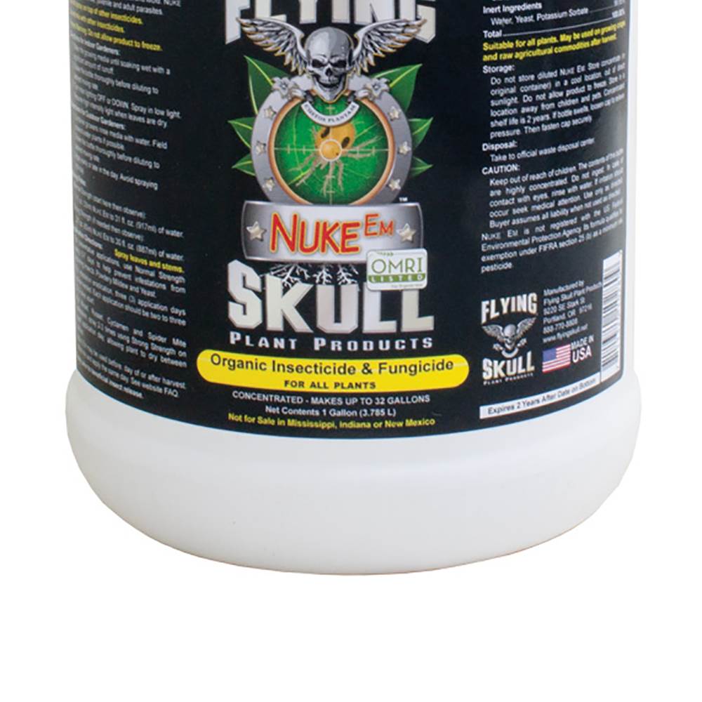 Flying Skull FSIN103 Nuke Em Organic Gardening Insecticide & Fungicide, 1 Gallon - VMInnovations