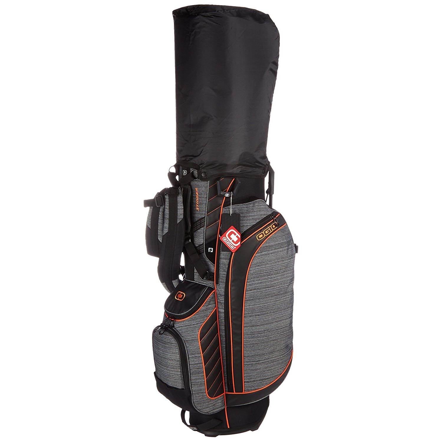 OGIO Stinger 9.5" WoodeLite 8 Way Golf Stand Bag, Gray Noise/Burst (Open Box)