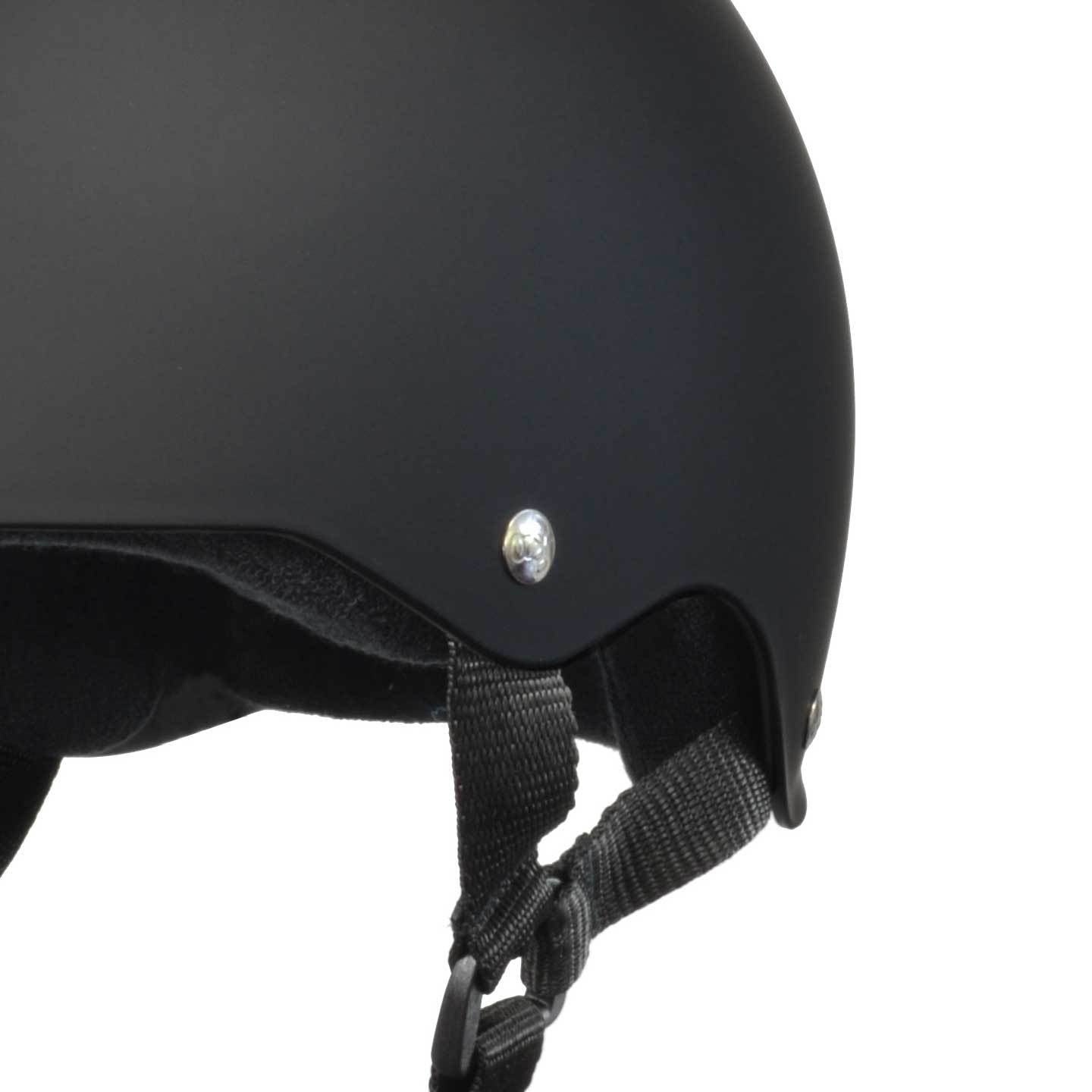 Triple 8 Skater Helmet w/ Sweatsaver Liner, Black Rubber - Large - Open Box