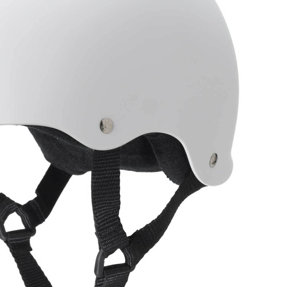 Triple 8 Skater Hardened Skate Helmet White Rubber - Medium (Open Box)