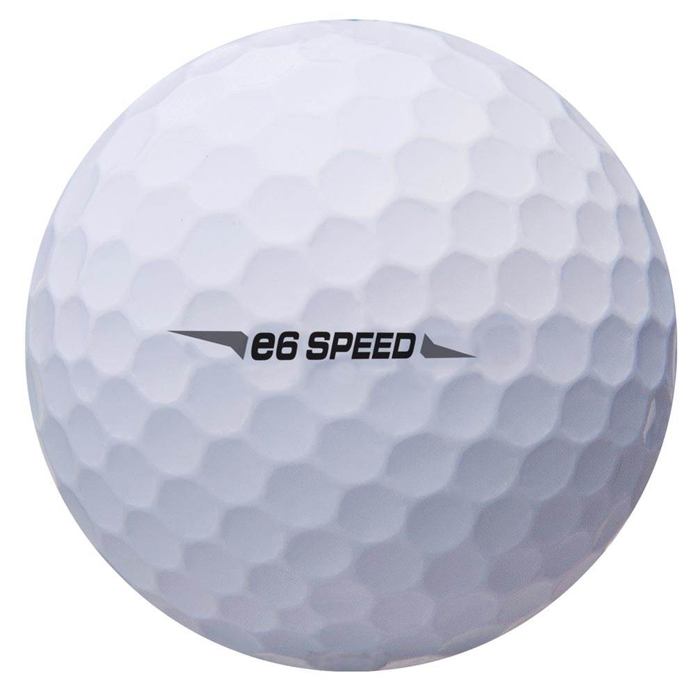 Bridgestone 2017 e6 Speed White Straight Distance Low Spin Golf Balls, 1 Dozen