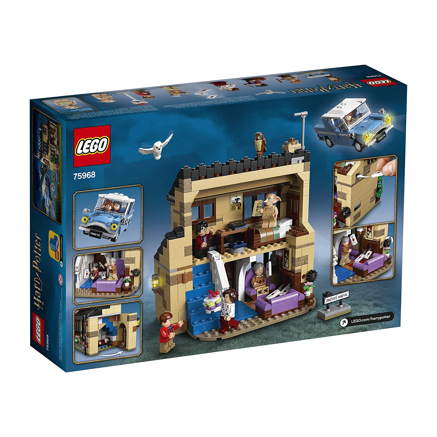 LEGO 75968 Harry Potter 4 Privet Drive 797 Piece Block Building Toy Set for Kids