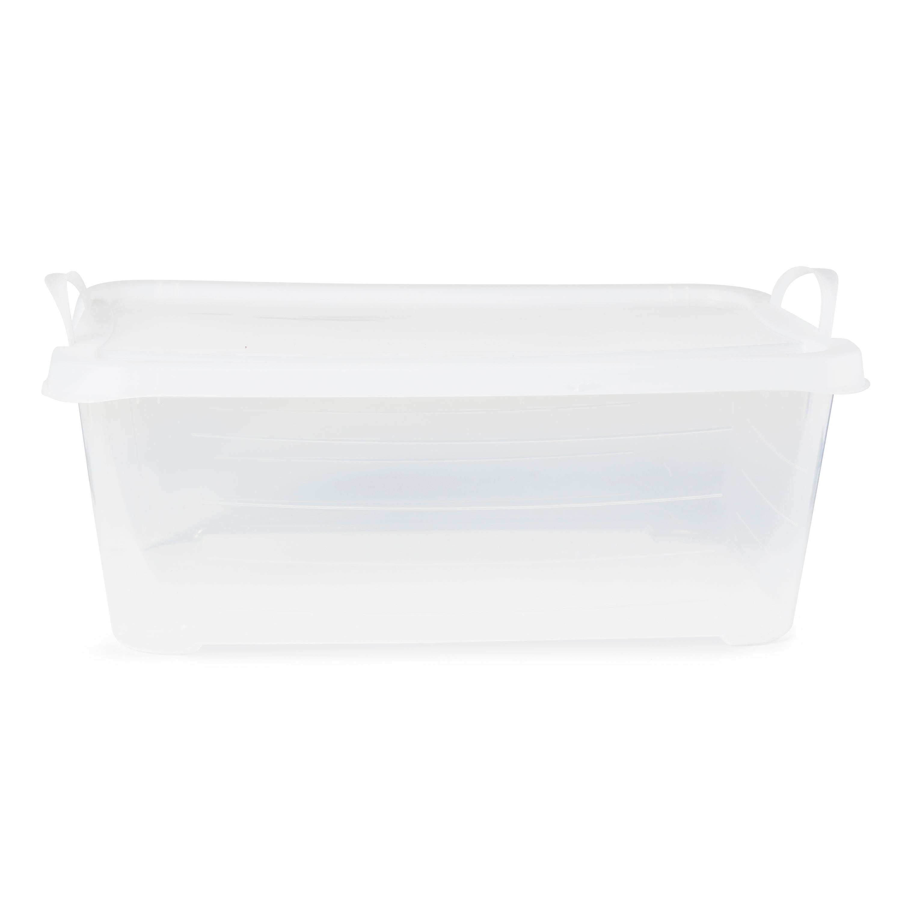 Life Story Clear Stackable Organization Container, 14 Quart (Open Box)