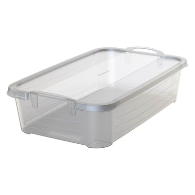 Life Story 14 Qt Plastic Box (6 Pack) with 34 Qt Storage Container (6 Pack)