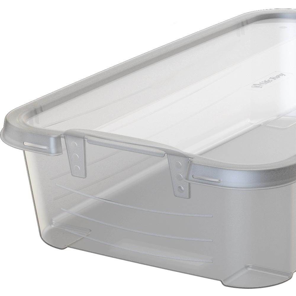 Life Story 14 Qt Plastic Box (6 Pack) with 34 Qt Storage Container (6 Pack)