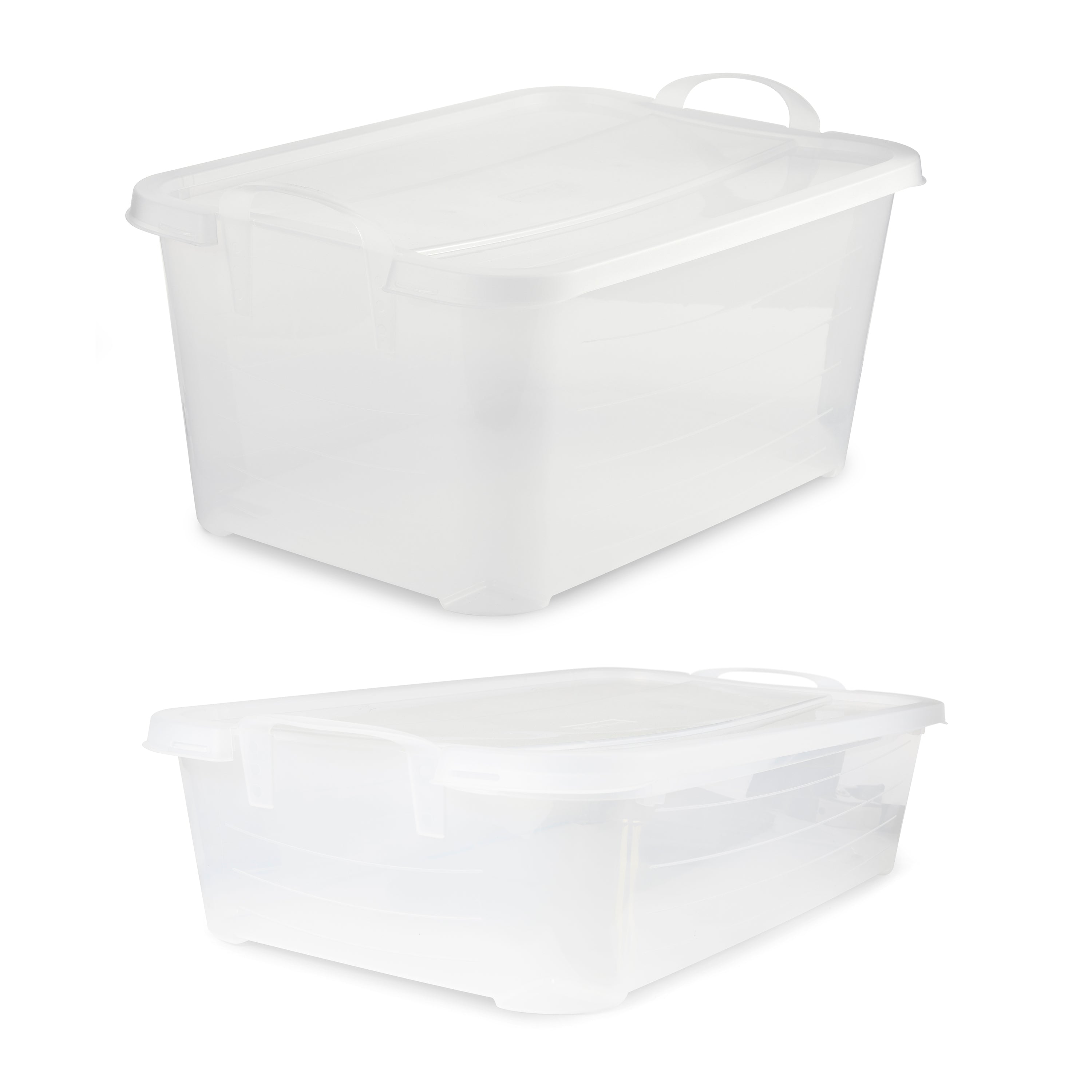 Life Story Clear Stackable Closet Organization & Storage Box Container, 55 QuartLife Story Clear Stackable Closet Organization & Storage Box Container, 34 Quart