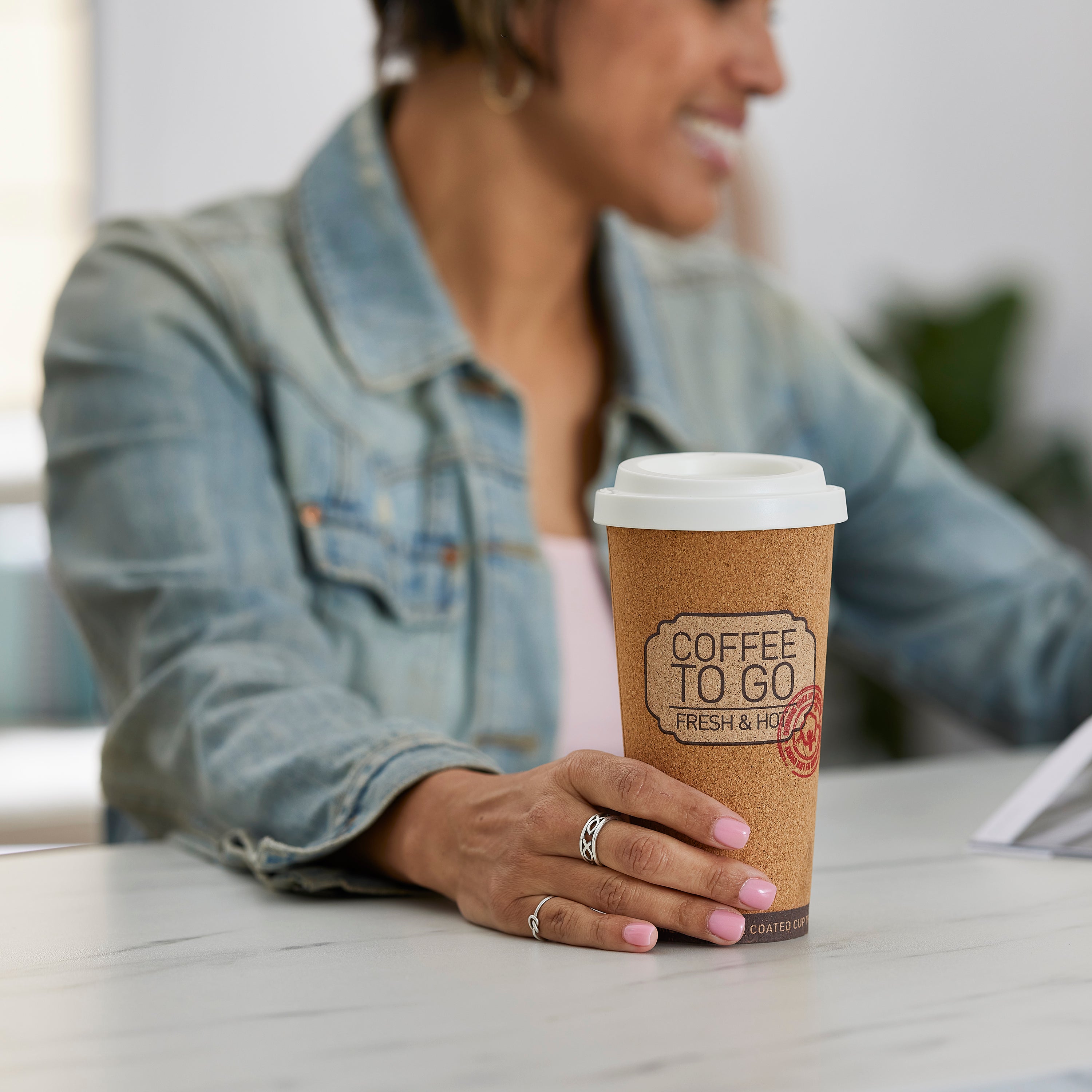Life Story Corky Cup 16oz Reusable On The Go Insulated Travel Mug Coffee Thermos