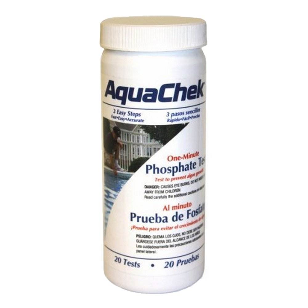 AquaChek Silver 7-Way 100 Count Pool Chlorine Tests + 1 Minute Phosphate Tests