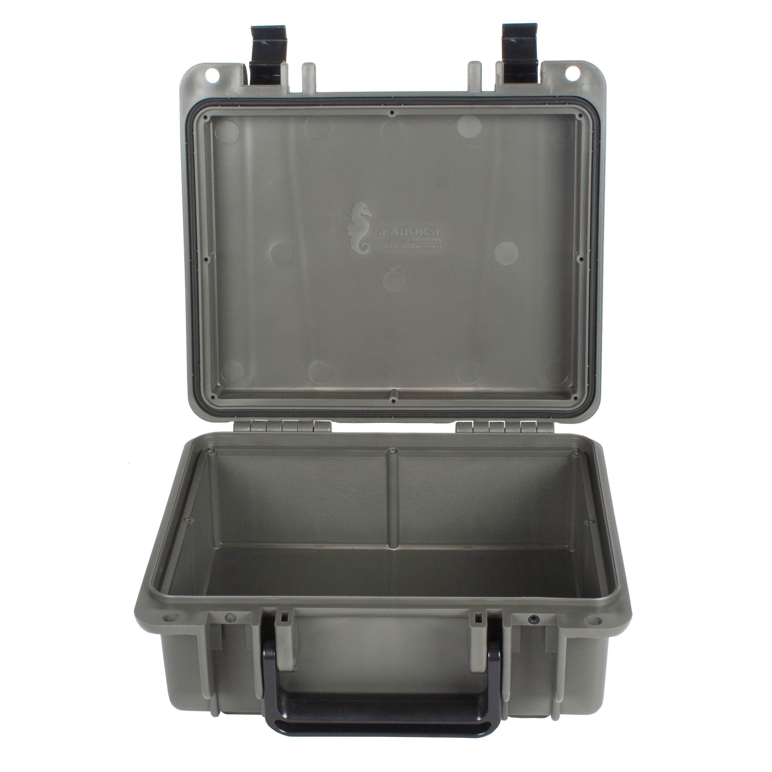 Seahorse SE300 Watertight Protective Equipment Case, Gun Metal | Open Box