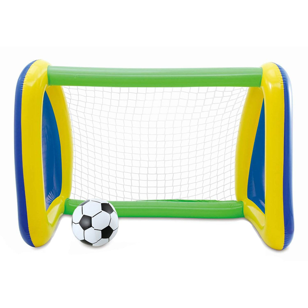 Big Play Sports Jumbo Inflatable Swimming Pool Goal & Ball Soccer Set (Open Box)