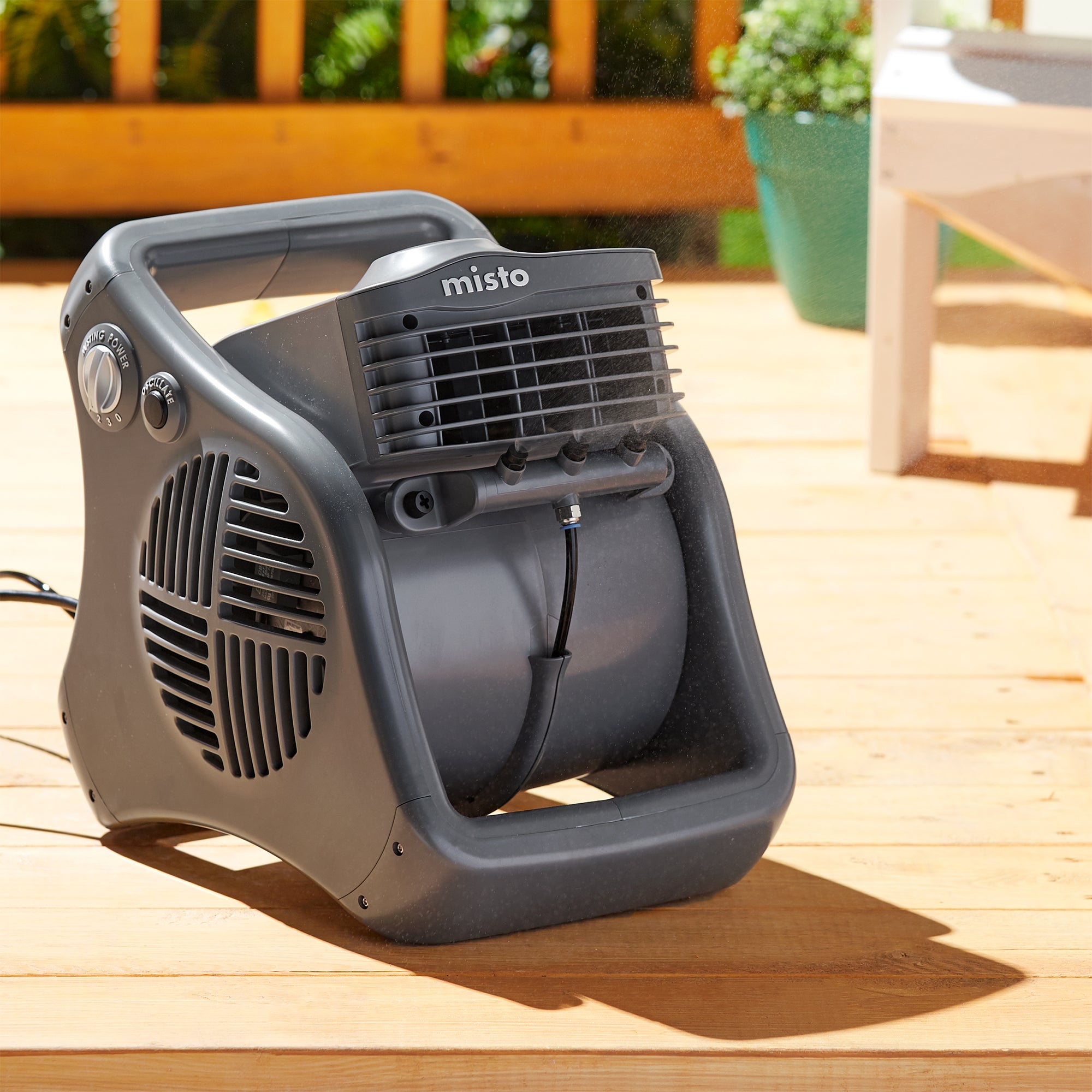 Lasko Misto 7050 3 Speed Outdoor Patio Water Misting Fan (Used) - VMInnovations
