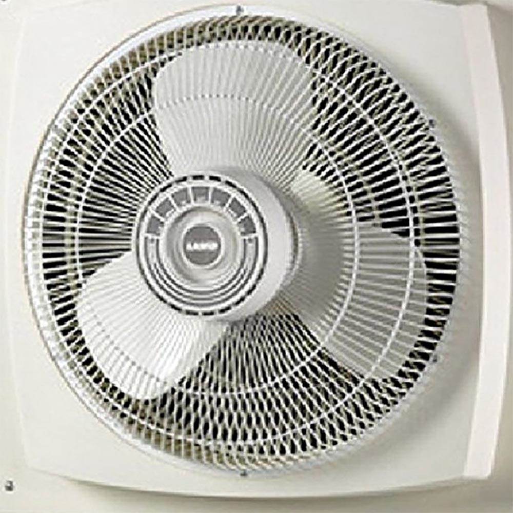 Lasko 16 Inch 3 Speed Powerful Electric Reversible Window Fan, White (Open Box)