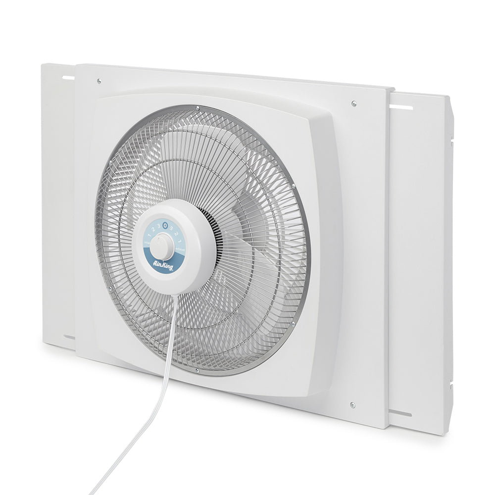 Air King Storm Guard 16" 3-Speed 1/16 HP Plastic Blade Window Fan (Open Box)