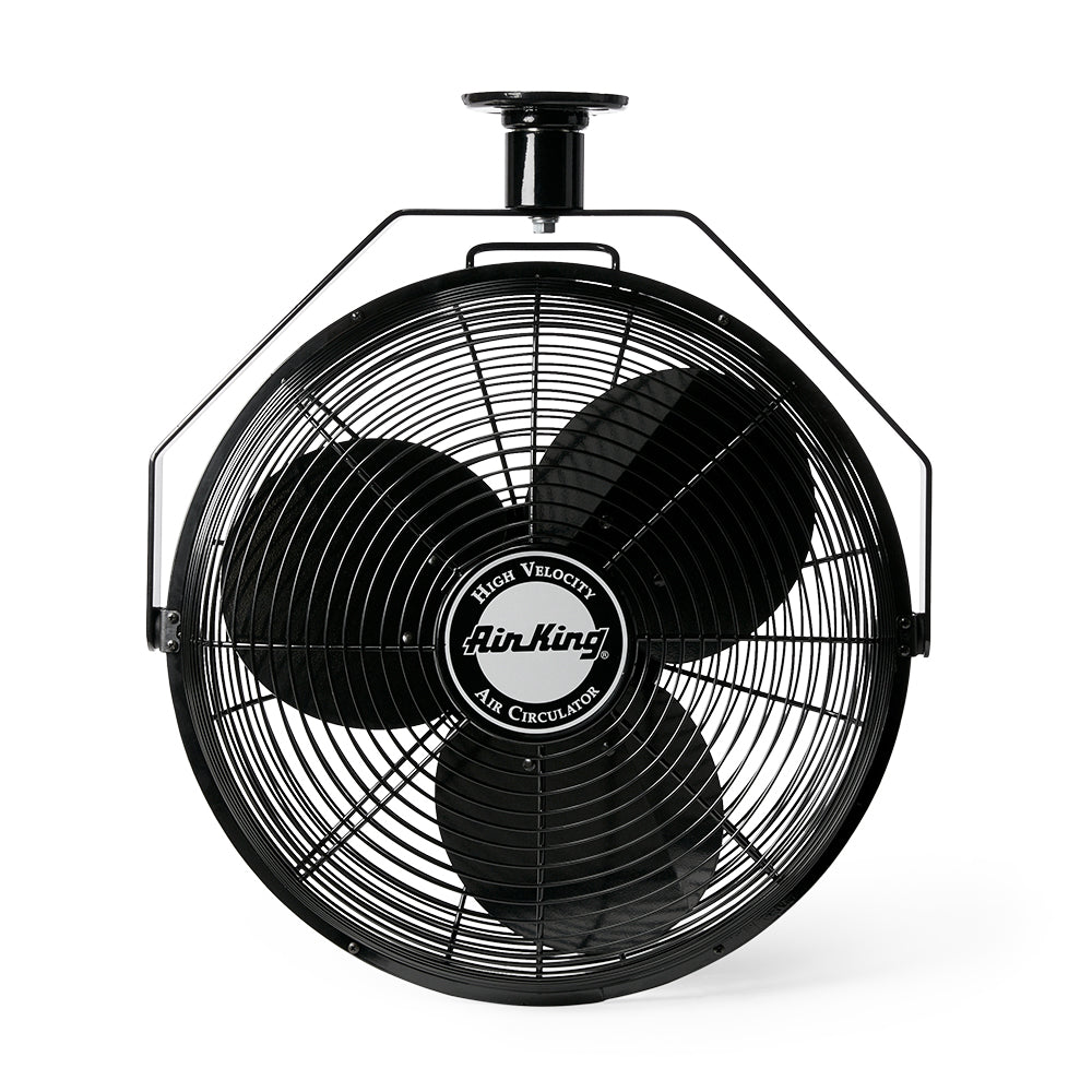 Air King 18" 1/16 HP Motor 3 Speed Non-Oscillating Enclosed Ceiling Mount Fan - VMInnovations