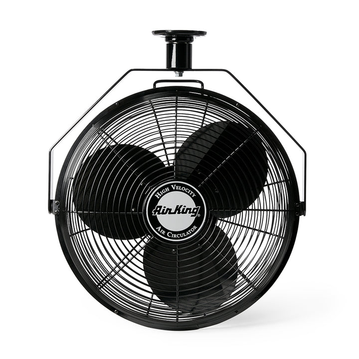 Air King 18" 1/16 HP Motor 3 Speed Non-Oscillating Enclosed Ceiling Mount Fan - VMInnovations