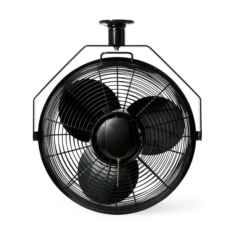 Air King 18" 1/16 HP Motor 3 Speed Non-Oscillating Enclosed Ceiling Mount Fan - VMInnovations