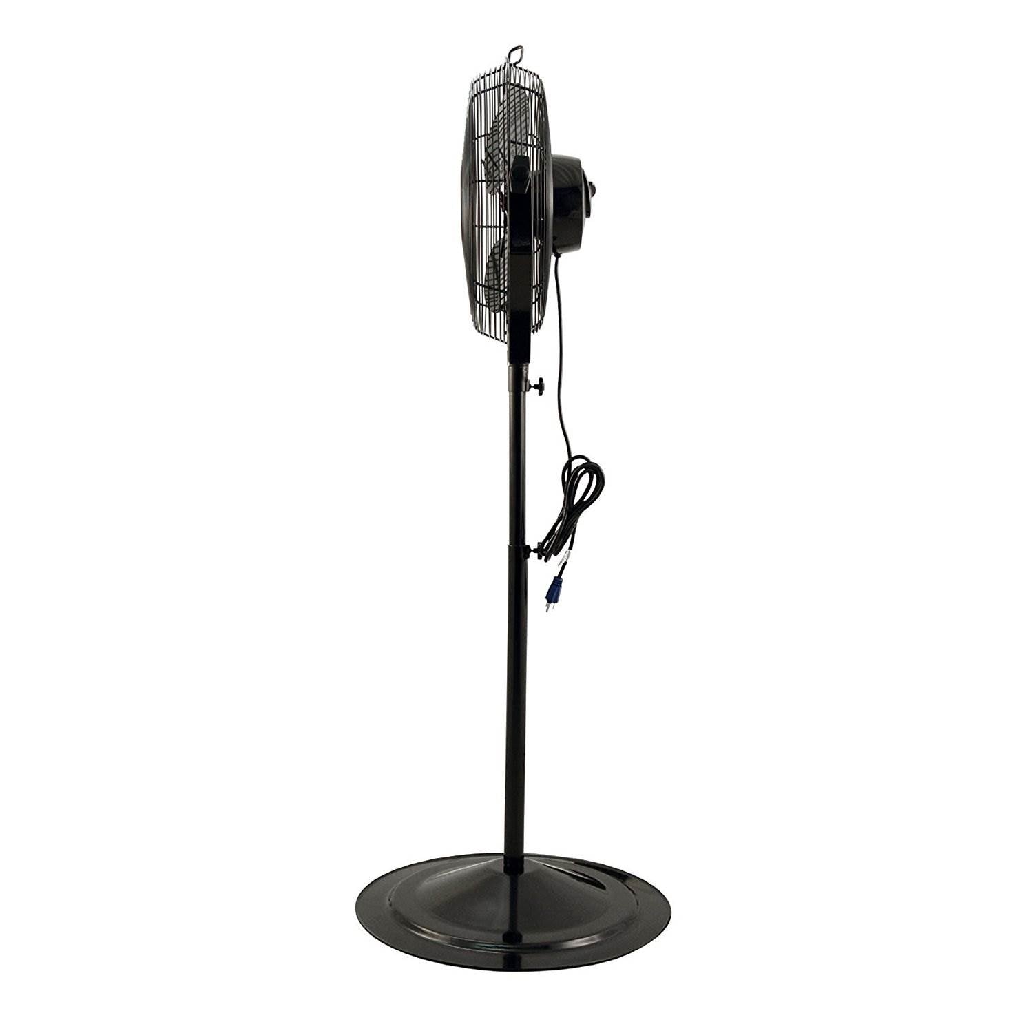 Air King 18 Inch 3 Speed Non Oscillating Pivoting Indoor Pedestal Fan(For Parts)